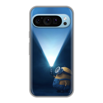 Силиконовый чехол на Google Pixel 9 с принтом Миньоны