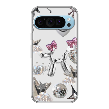Силиконовый чехол на Google Pixel 9 с принтом Y2K