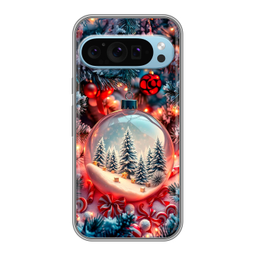 Силиконовый чехол на Google Pixel 9 с принтом Новый год