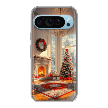 Силиконовый чехол на Google Pixel 9 с принтом Новый год