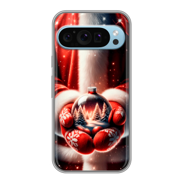 Силиконовый чехол на Google Pixel 9 с принтом Новый год