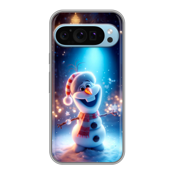 Силиконовый чехол на Google Pixel 9 с принтом Новый год