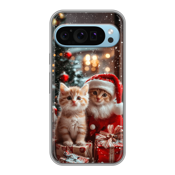Силиконовый чехол на Google Pixel 9 с принтом Новый год