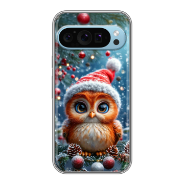 Силиконовый чехол на Google Pixel 9 с принтом Новый год Силиконовый чехол на Google Pixel 9 с принтом Новый год