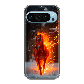 Силиконовый чехол на Google Pixel 9 с принтом Новый год Силиконовый чехол на Google Pixel 9 с принтом Новый год
