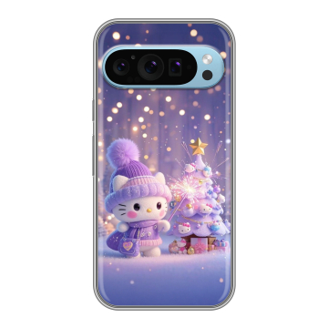 Силиконовый чехол на Google Pixel 9 с принтом Новый год Силиконовый чехол на Google Pixel 9 с принтом Новый год