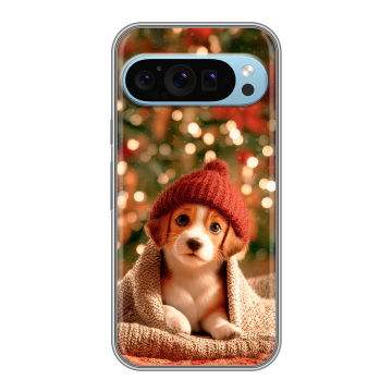 Силиконовый чехол на Google Pixel 9 с принтом Новый год Силиконовый чехол на Google Pixel 9 с принтом Новый год