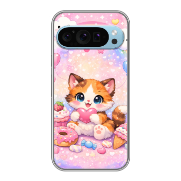 Силиконовый чехол на Google Pixel 9 с принтом для девочек