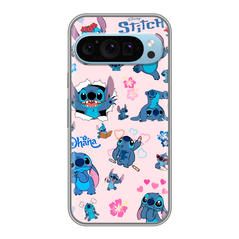Силиконовый чехол на Google Pixel 9 с принтом Лило и Стич Силиконовый чехол на Google Pixel 9 с принтом Лило и Стич
