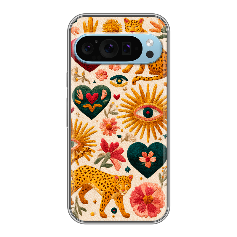 Силиконовый чехол на Google Pixel 9 с принтом Модный принт Силиконовый чехол на Google Pixel 9 с принтом Модный принт