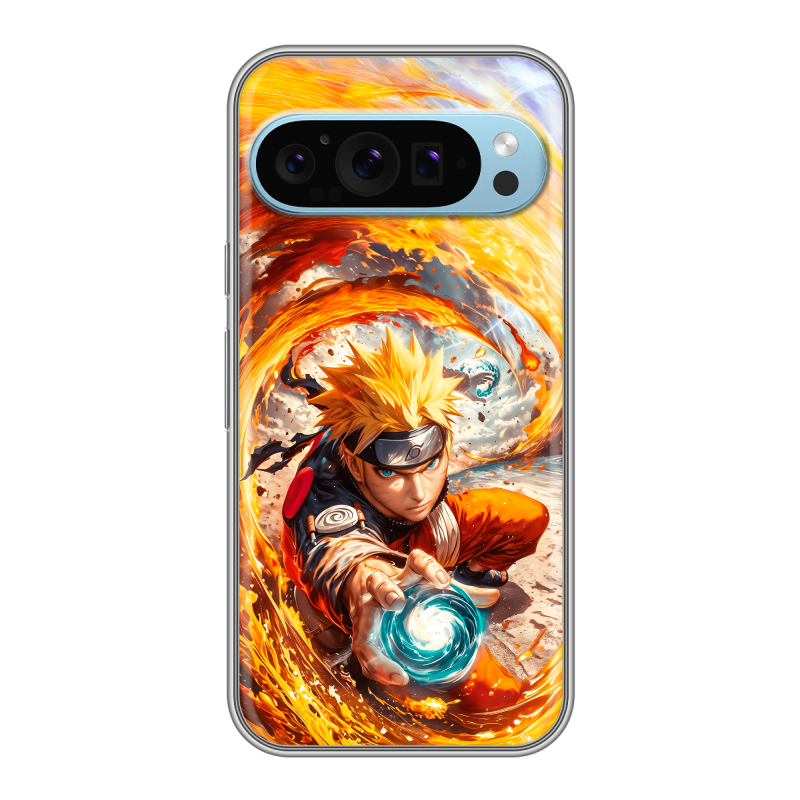 Силиконовый чехол на Google Pixel 9 с принтом Аниме Наруто Naruto Силиконовый чехол на Google Pixel 9 с принтом Аниме Наруто Naruto