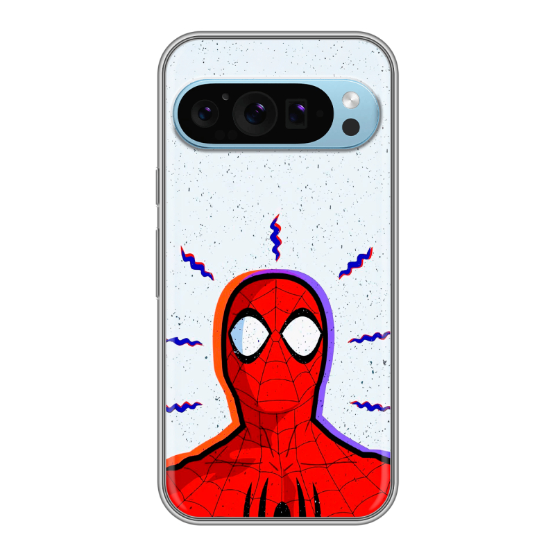 Силиконовый чехол на Google Pixel 9 с принтом Spiderman Человек паук Силиконовый чехол на Google Pixel 9 с принтом Spiderman Человек паук