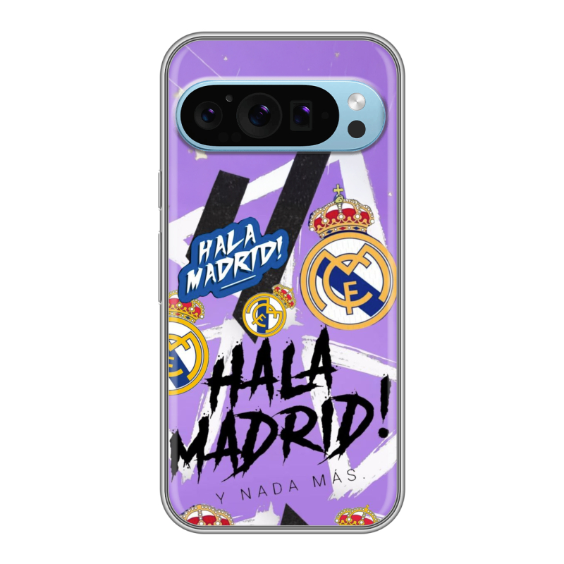 Силиконовый чехол на Google Pixel 9 с принтом Real Madrid Реал Мадрид Силиконовый чехол на Google Pixel 9 с принтом Real Madrid Реал Мадрид