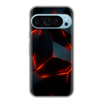 Силиконовый чехол на Google Pixel 9 Pro с принтом Яркие абстракции