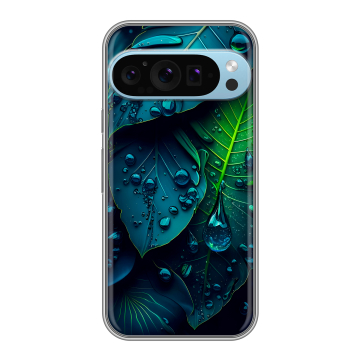 Силиконовый чехол на Google Pixel 9 Pro с принтом Листья Силиконовый чехол на Google Pixel 9 Pro с принтом Листья