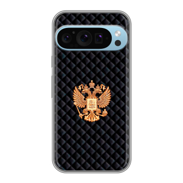 Силиконовый чехол на Google Pixel 9 Pro с принтом Герб России принт