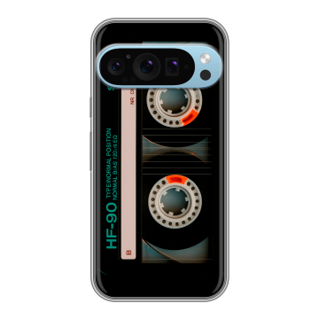 Силиконовый чехол на Google Pixel 9 Pro с принтом Кассета