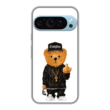 Силиконовый чехол на Google Pixel 9 Pro с принтом Мишка Силиконовый чехол на Google Pixel 9 Pro с принтом Мишка