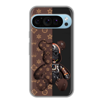 Силиконовый чехол на Google Pixel 9 Pro с принтом Луи робот