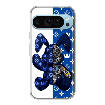 Силиконовый чехол на Google Pixel 9 Pro с принтом Луи робот Силиконовый чехол на Google Pixel 9 Pro с принтом Луи робот