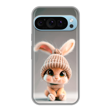 Силиконовый чехол на Google Pixel 9 Pro с принтом Кролик Силиконовый чехол на Google Pixel 9 Pro с принтом Кролик