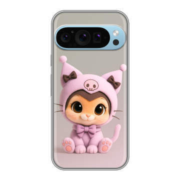 Силиконовый чехол на Google Pixel 9 Pro с принтом Куроми Kuromi 