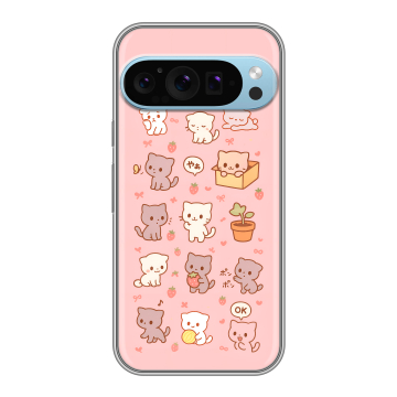 Силиконовый чехол на Google Pixel 9 Pro с принтом Hello Kitty Хелоу Кити Силиконовый чехол на Google Pixel 9 Pro с принтом Hello Kitty Хелоу Кити