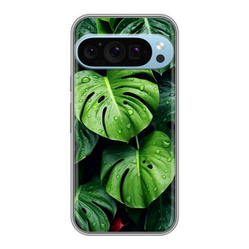 Силиконовый чехол на Google Pixel 9 Pro с принтом Листья Силиконовый чехол на Google Pixel 9 Pro с принтом Листья