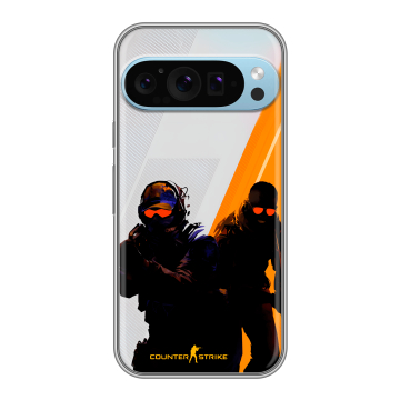 Силиконовый чехол на Google Pixel 9 Pro с принтом Контер страйк Counter strike Силиконовый чехол на Google Pixel 9 Pro с принтом Контер страйк Counter strike