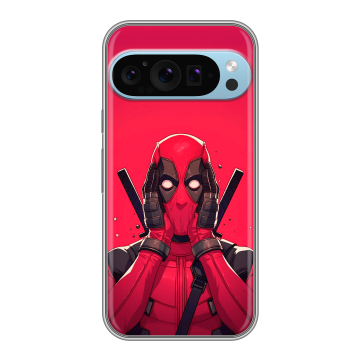 Силиконовый чехол на Google Pixel 9 Pro с принтом Дедпул Deadpool Силиконовый чехол на Google Pixel 9 Pro с принтом Дедпул Deadpool