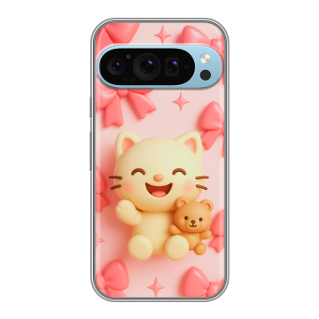 Силиконовый чехол на Google Pixel 9 Pro с принтом для девочек Силиконовый чехол на Google Pixel 9 Pro с принтом для девочек