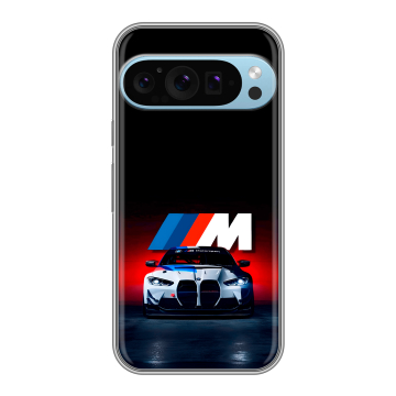 Силиконовый чехол на Google Pixel 9 Pro с принтом БМВ BMW Силиконовый чехол на Google Pixel 9 Pro с принтом БМВ BMW