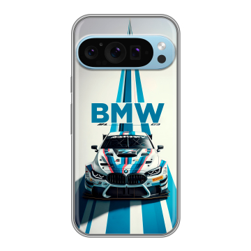 Силиконовый чехол на Google Pixel 9 Pro с принтом БМВ BMW