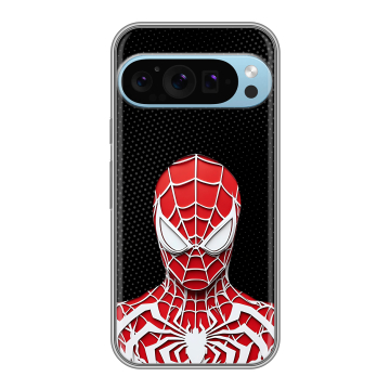 Силиконовый чехол на Google Pixel 9 Pro с принтом человек паук spiderman Силиконовый чехол на Google Pixel 9 Pro с принтом человек паук spiderman