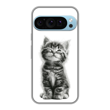 Силиконовый чехол на Google Pixel 9 Pro с принтом Котенок Силиконовый чехол на Google Pixel 9 Pro с принтом Котенок