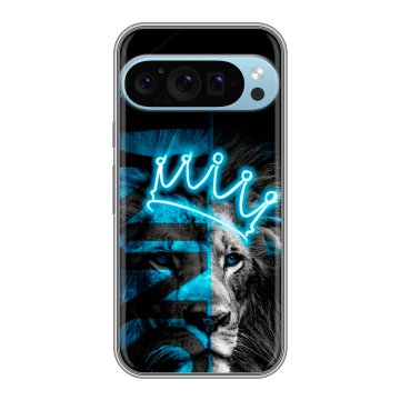 Силиконовый чехол на Google Pixel 9 Pro с принтом Король лев