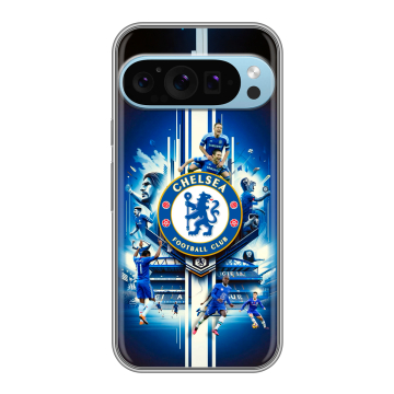Силиконовый чехол на Google Pixel 9 Pro с принтом Chelsea Челси