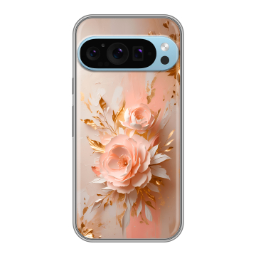 Силиконовый чехол на Google Pixel 9 Pro с принтом женский