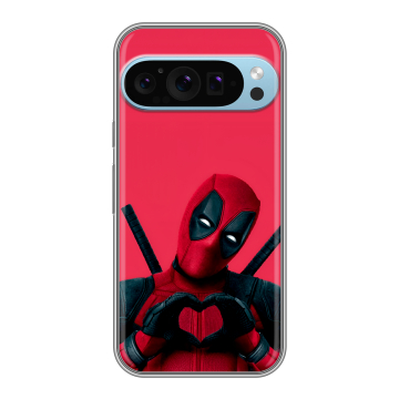 Силиконовый чехол на Google Pixel 9 Pro с принтом Дедпул Deadpool Силиконовый чехол на Google Pixel 9 Pro с принтом Дедпул Deadpool