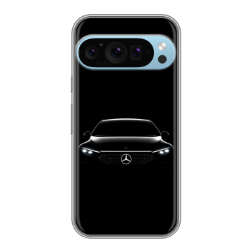 Силиконовый чехол на Google Pixel 9 Pro с принтом Mercedes Мерседес