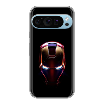 Силиконовый чехол на Google Pixel 9 Pro с принтом IronMan Железный человек