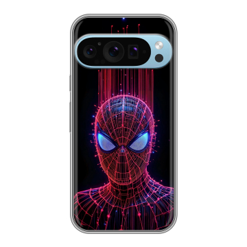 Силиконовый чехол на Google Pixel 9 Pro с принтом Spiderman Человек паук