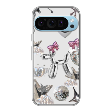 Силиконовый чехол на Google Pixel 9 Pro с принтом Y2K