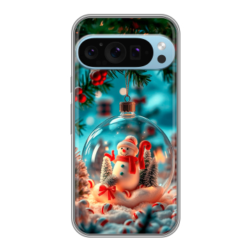 Силиконовый чехол на Google Pixel 9 Pro с принтом Новый год