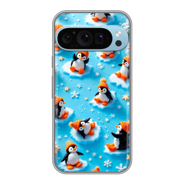 Силиконовый чехол на Google Pixel 9 Pro с принтом Новый год