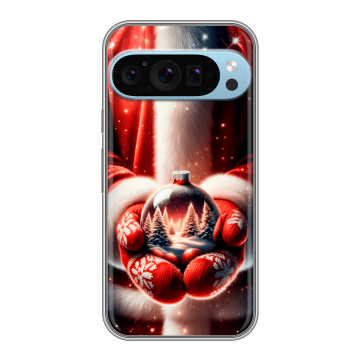 Силиконовый чехол на Google Pixel 9 Pro с принтом Новый год
