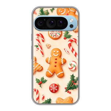 Силиконовый чехол на Google Pixel 9 Pro с принтом Новый год