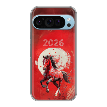 Силиконовый чехол на Google Pixel 9 Pro с принтом Новый год