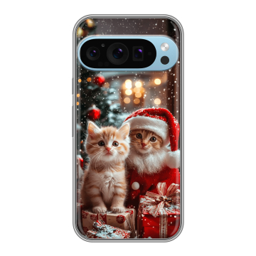 Силиконовый чехол на Google Pixel 9 Pro с принтом Новый год