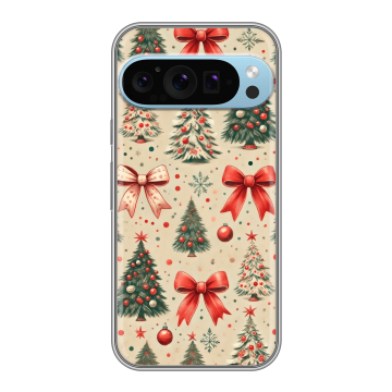Силиконовый чехол на Google Pixel 9 Pro с принтом Новый год
